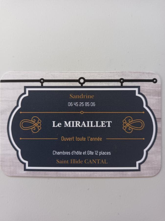 Le Miraillet, Chambre Hote Bed & Breakfast Saint-Illide Luaran gambar