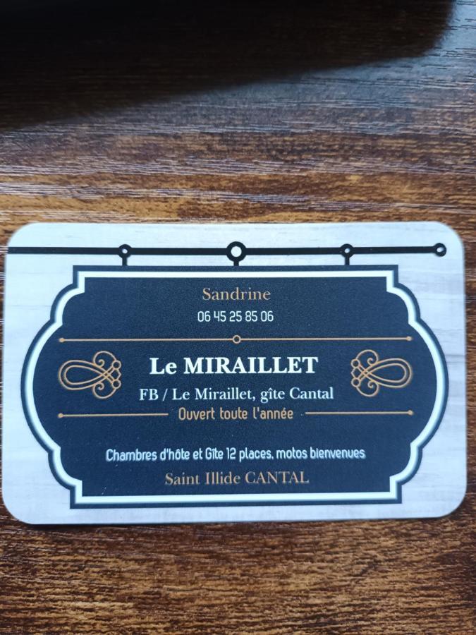 Le Miraillet, Chambre Hote Bed & Breakfast Saint-Illide Luaran gambar